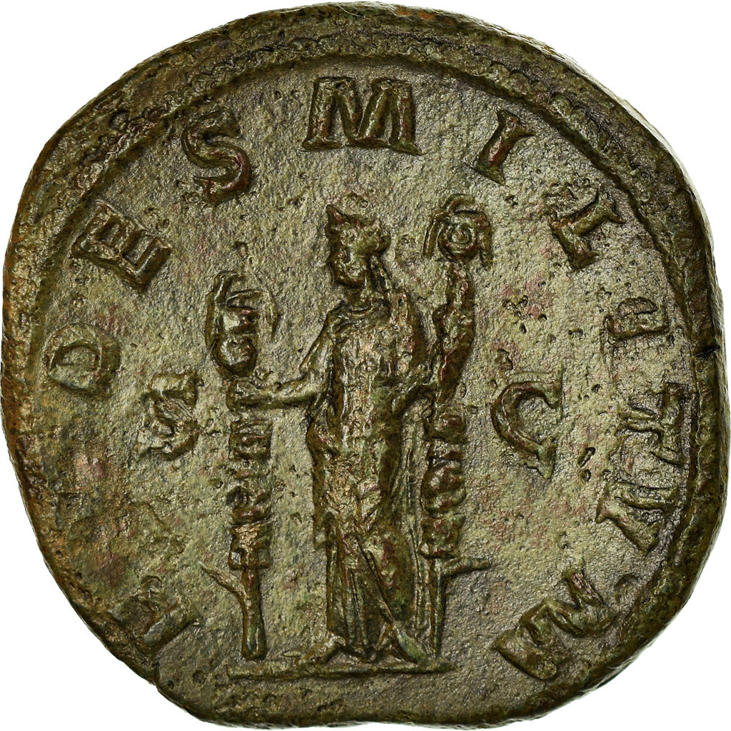 Moneta, Maximinus I Thrax, Sesterzio, AD 236, Roma, BB+, Rame, RIC:43