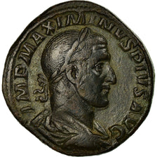 Coin, Maximinus I Thrax, Sestertius, Roma, AU(50-53), Copper, Cohen:74