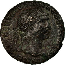Moneda, Trajan, As, Rome, MBC, Bronce, RIC:434