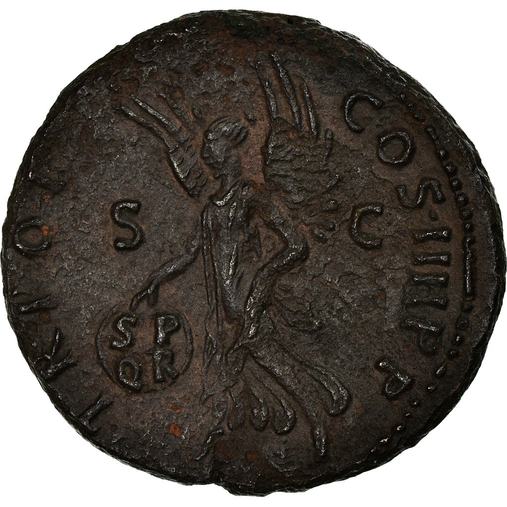 Coin, Trajan, As, Rome, EF(40-45), Bronze, RIC:434