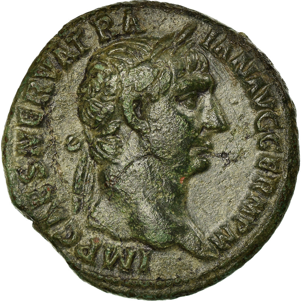 Coin, Trajan, As, Rome, AU(50-53), Bronze, RIC:434