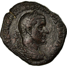 Coin, Trebonianus Gallus, Sestertius, Roma, VF(30-35), Copper, Cohen:78