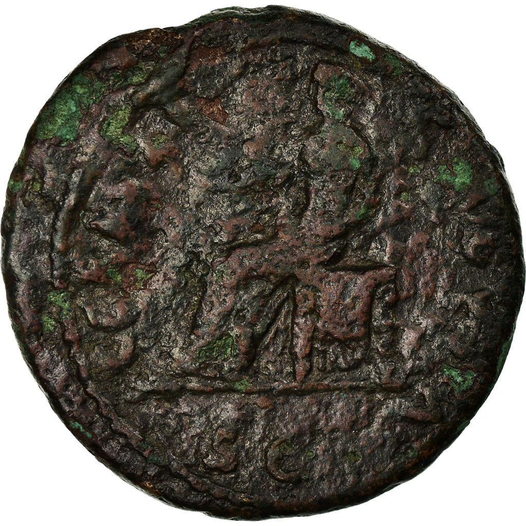 Munten, Galba, As, Rome, FR+, Koper, Cohen:20