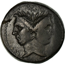 Coin, Sextus Pompey, As, Uncertain Mint, VF(30-35), Bronze, Crawford:479.1