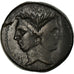 Coin, Sextus Pompey, As, Uncertain Mint, VF(30-35), Bronze, Crawford:479.1