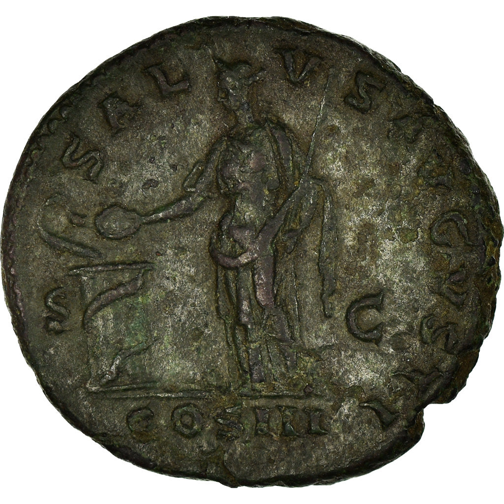 Coin, Hadrian, As, 125-128, Rome, AU(50-53), Bronze, RIC:678