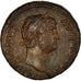 Coin, Hadrian, As, Roma, EF(40-45), Copper, Cohen:371 var.