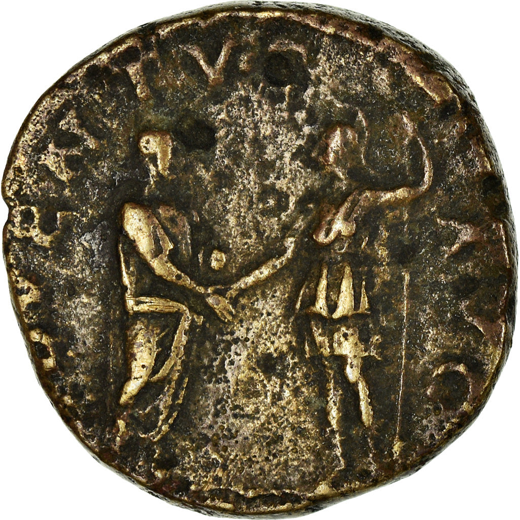 Moneta, Hadrian, As, Roma, MB+, Rame, RIC:717a