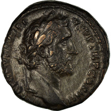 Coin, Antoninus Pius, As, 140-144, Rome, EF(40-45), Bronze, RIC:828