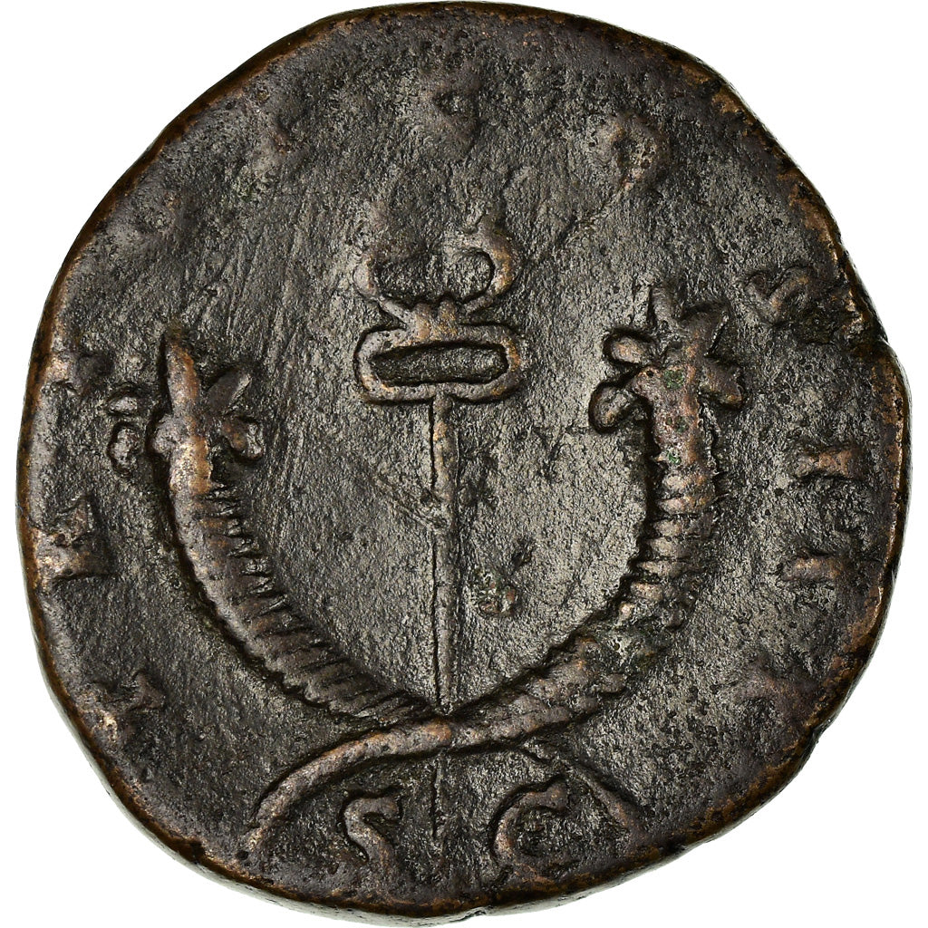 Coin, Antoninus Pius, As, 140-144, Rome, Rare, EF(40-45), Bronze, RIC:705