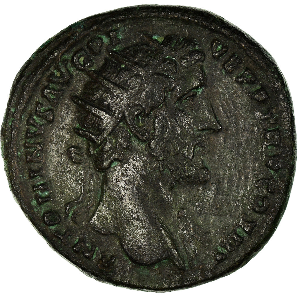 Moneda, Antoninus Pius, Dupondius, 140-144, Rome, MBC, Bronce, RIC:656