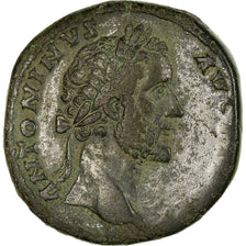 Coin, Antoninus Pius, Sestertius, 140-144, Rome, VF(30-35), Bronze, RIC:1026var