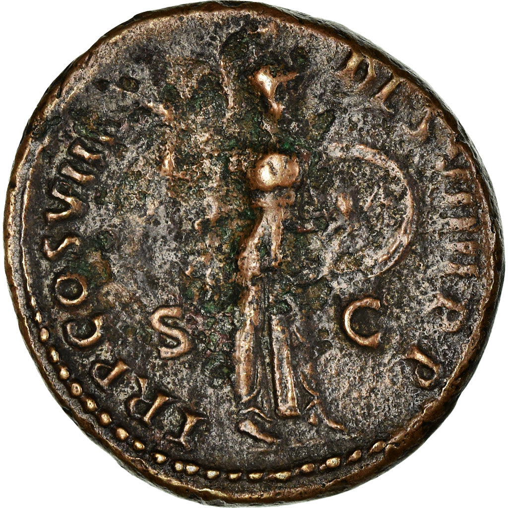 Coin, Domitian, As, Rome, AU(50-53), Copper, RIC:242