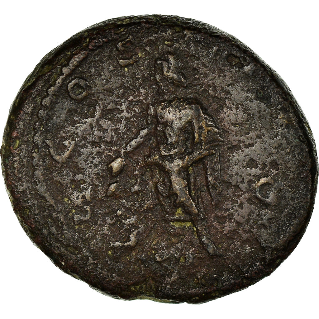 Coin, Clodius Albinus, As, Roma, Rare, VF(20-25), Bronze, RIC:57b