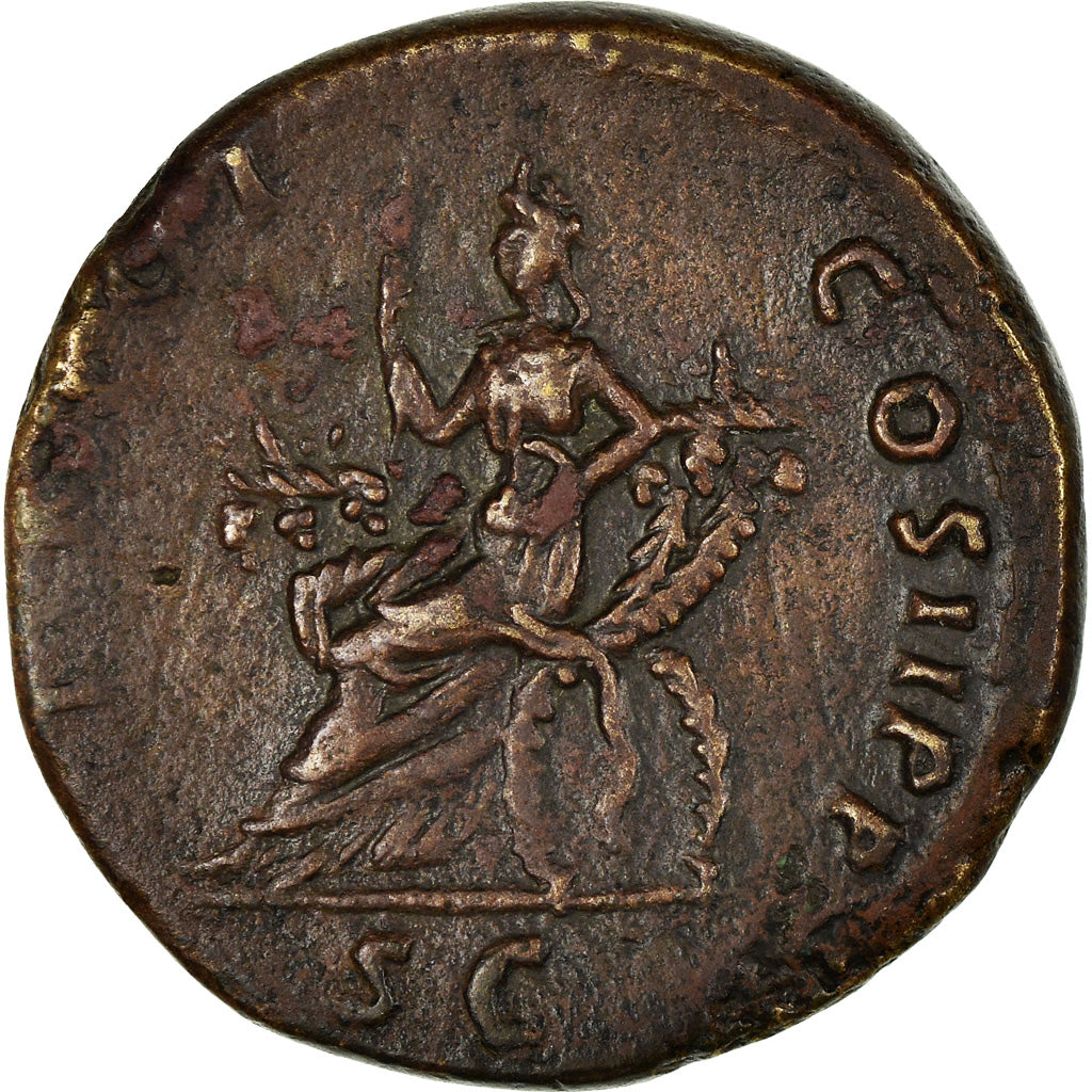 Coin, Trajan, Dupondius, 101, Rome, AU(55-58), Copper, RIC:428
