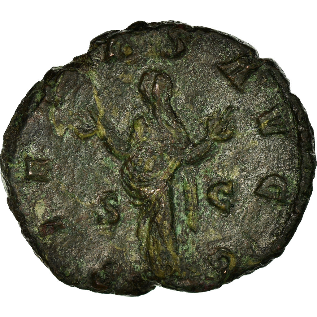 Coin, Trebonianus Gallus, As, Rome, VF(30-35), Copper, RIC:117b