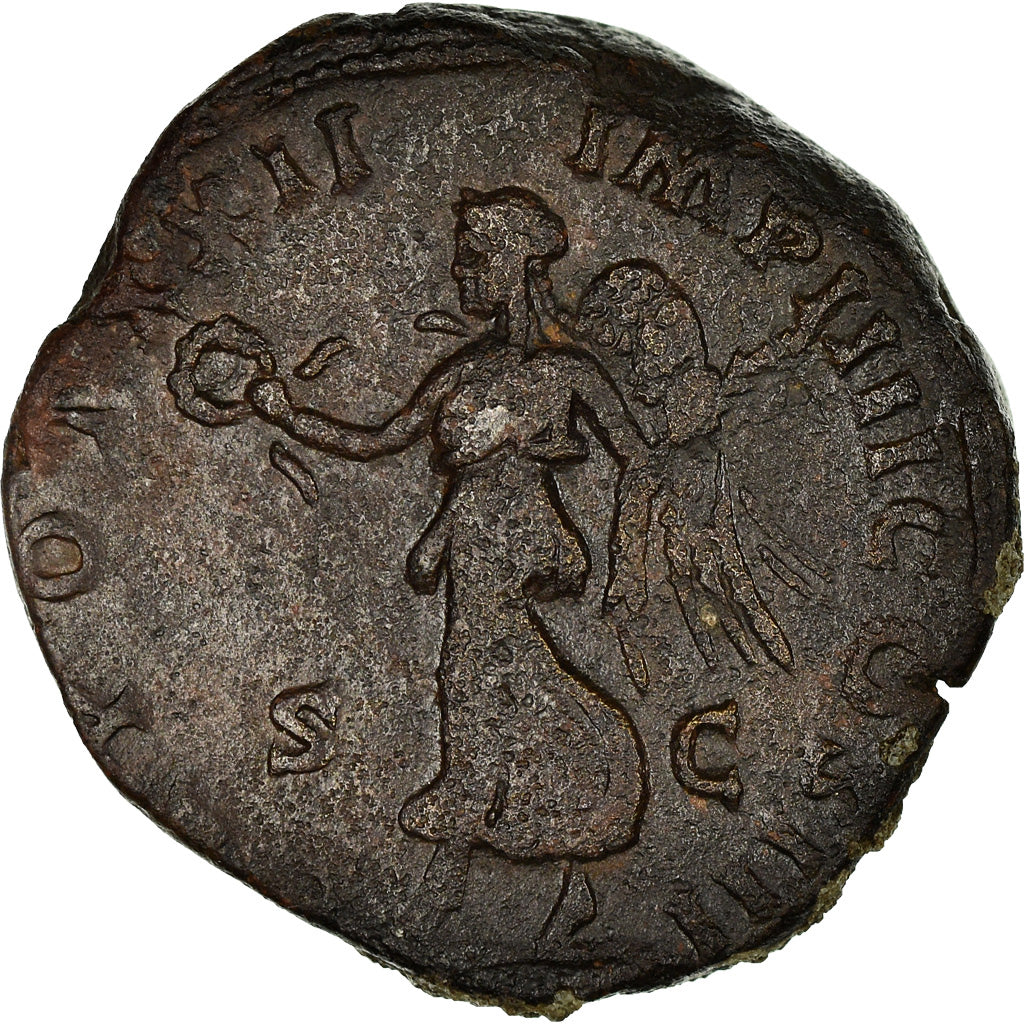 Moneda, Marcus Aurelius, Sestercio, 168, Rome, MBC, Cobre, Cohen:819