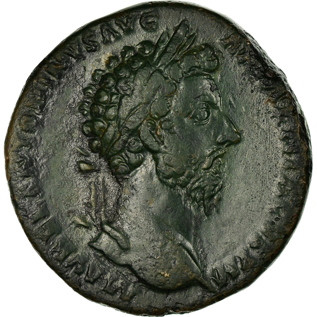Moneda, Marcus Aurelius, Sestercio, 168, Rome, MBC, Cobre, RIC:925