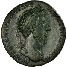 Moneta, Marcus Aurelius, Sestertius, 168, Rome, EF(40-45), Miedź, RIC:925