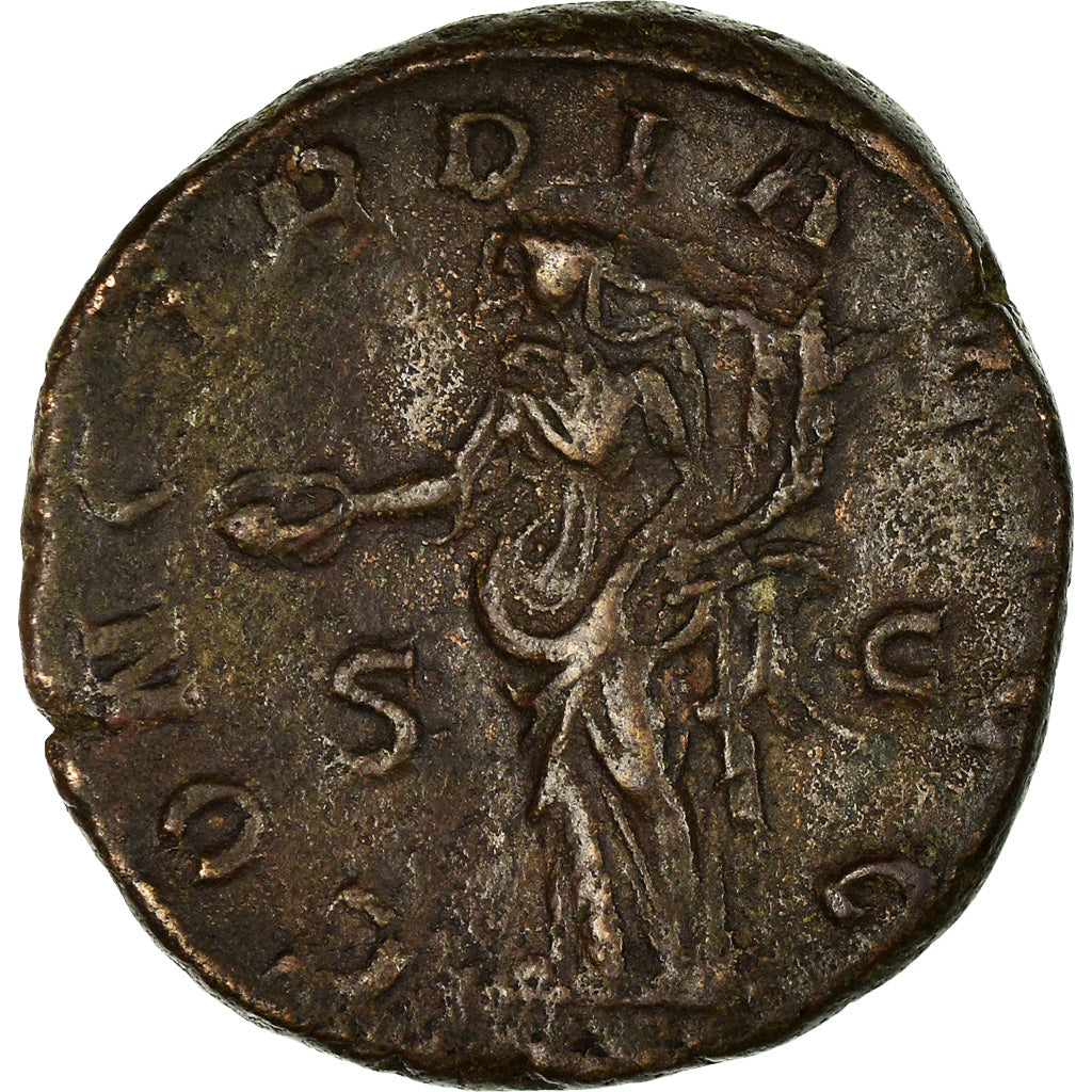 Coin, Volusian, Sestertius, 253, Roma, EF(40-45), Copper, Cohen:21