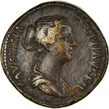 Coin, Faustina II, Sestertius, Roma, EF(40-45), Bronze, RIC:1379