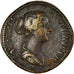 Coin, Faustina II, Sestertius, Roma, EF(40-45), Bronze, RIC:1379