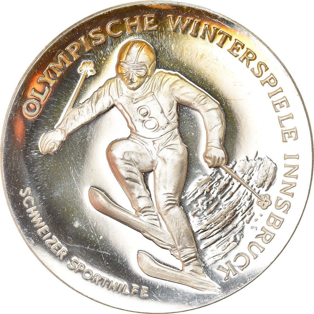 Switzerland, Medal, Olympische Winterspiele Innsbruck, Ski, Sports & leisure