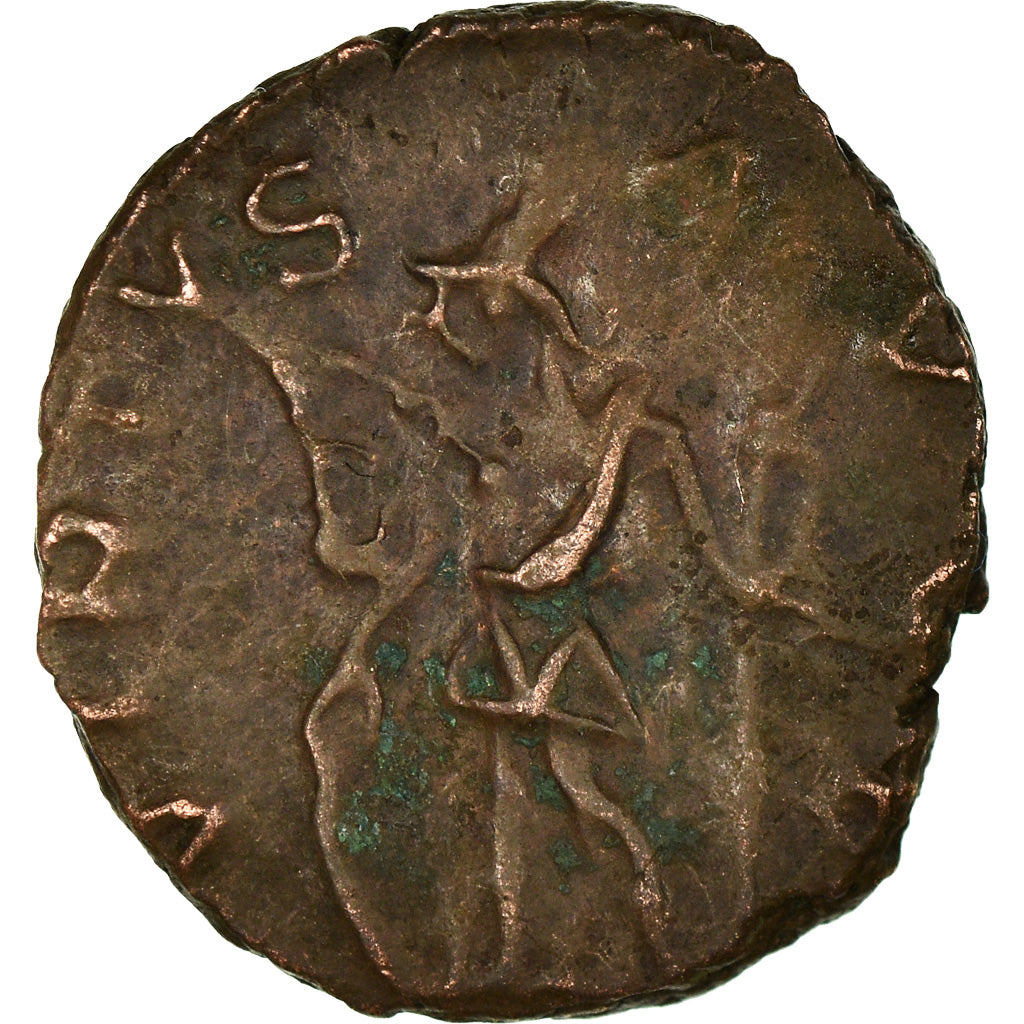 Moneda, Tetricus I, Antoninianus, Trier or Cologne, BC+, Vellón
