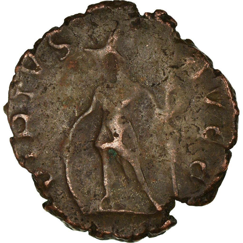 Moneda, Tetricus I, Antoninianus, Trier or Cologne, BC+, Vellón