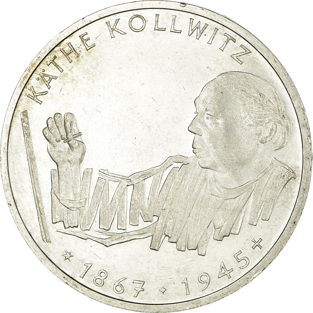 Moneda, ALEMANIA - REPÚBLICA FEDERAL, 10 Mark, 1992, Karlsruhe, Germany, EBC+
