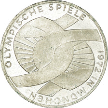 Coin, GERMANY - FEDERAL REPUBLIC, 10 Mark, 1972, Munich, AU(50-53), Silver