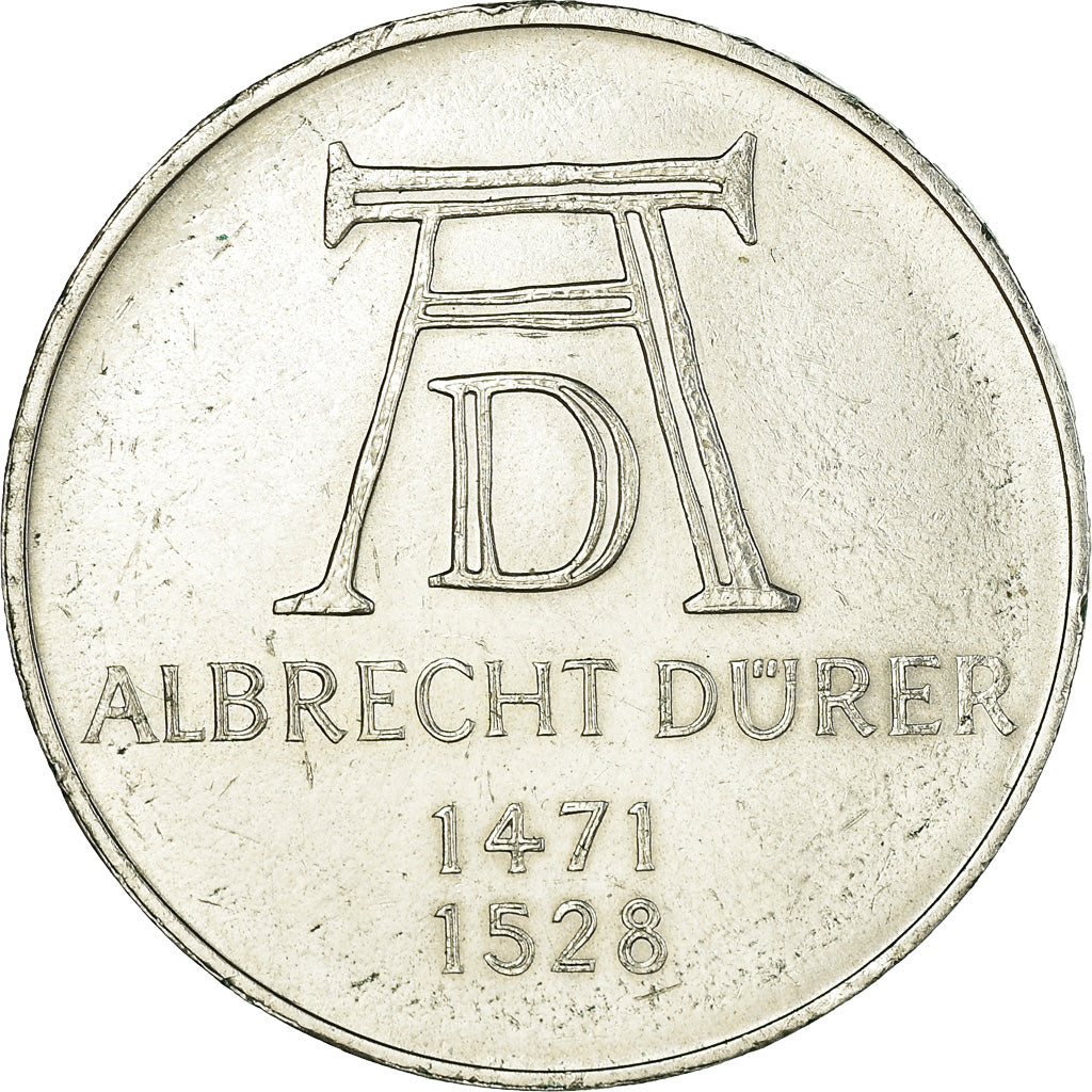 Coin, GERMANY - FEDERAL REPUBLIC, 5 Mark, 1971, Munich, AU(55-58), Silver