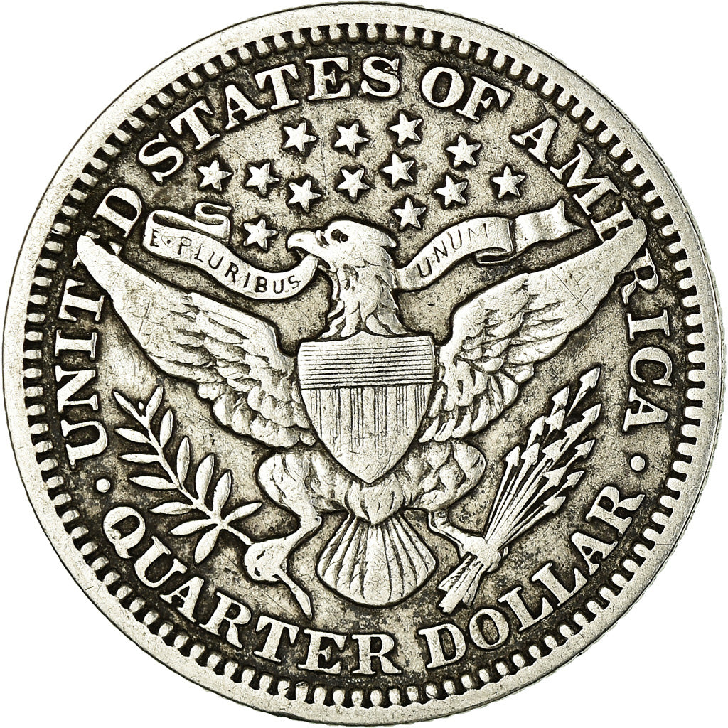 Moneta, Stati Uniti, Barber Quarter, Quarter, 1910, U.S. Mint, Philadelphia
