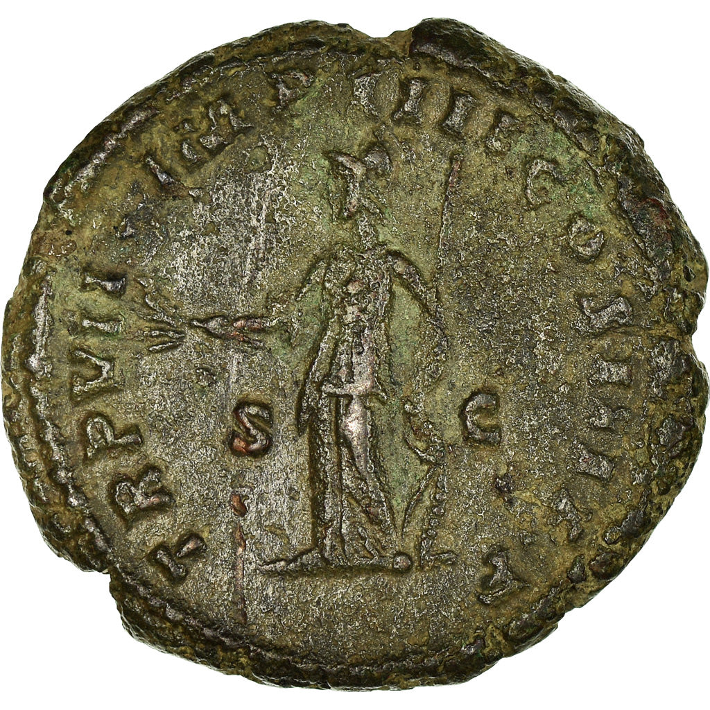 Coin, Commodus, As, Rome, AU(50-53), Bronze, RIC:407