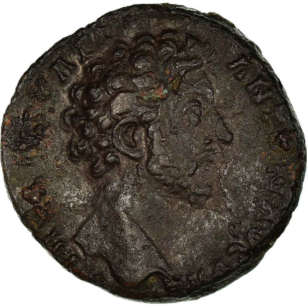 Moneda, Marcus Aurelius, As, 161, Rome, BC+, Bronce, RIC:1333