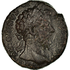 Coin, Marcus Aurelius, As, 161, Rome, Rare, VF(30-35), Bronze, RIC:1056