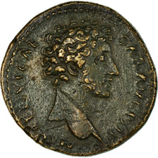 Coin, Marcus Aurelius, As, 161, Rome, AU(50-53), Bronze, RIC:1276