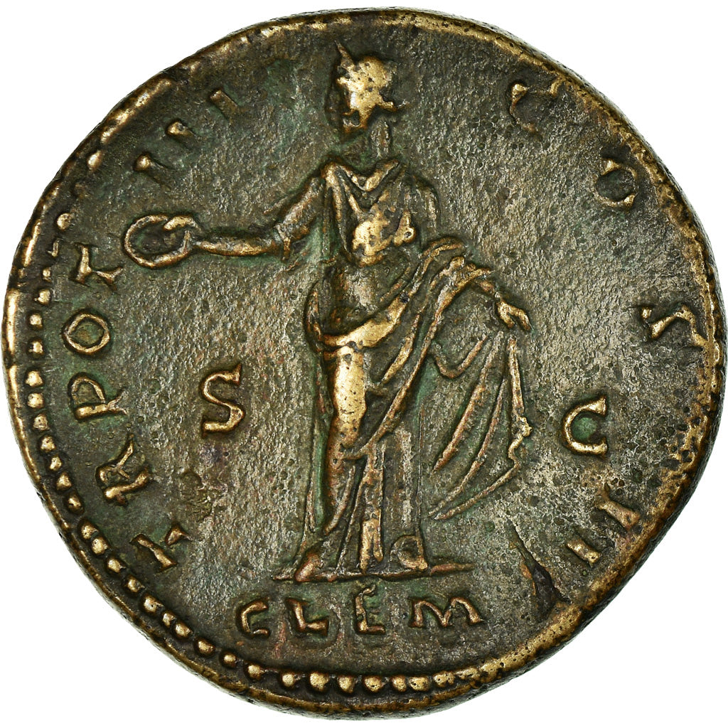 Coin, Marcus Aurelius, As, 161, Rome, AU(50-53), Bronze, RIC:1276