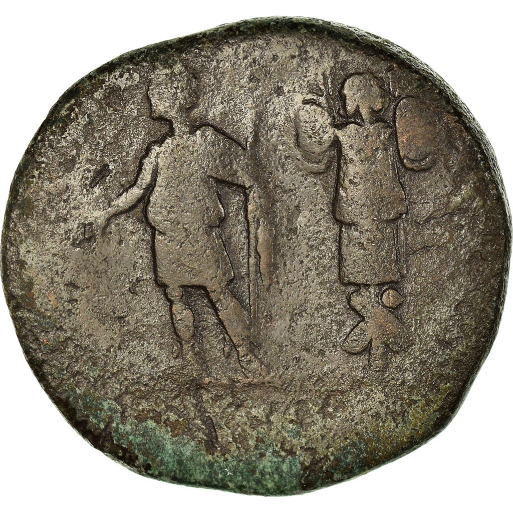 Monnaie, Caracalla, Sesterce, 196, Roma, B+, Bronze, RIC:398