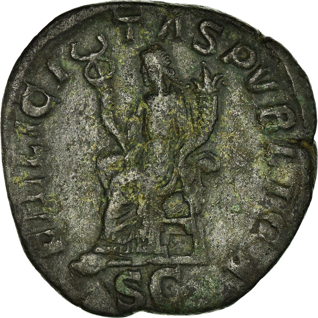 Coin, Julia Mamaea, Sestertius, 230, Roma, EF(40-45), Copper, RIC:679