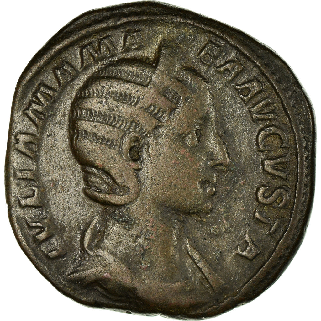 Coin, Julia Mamaea, Sestertius, 230, Roma, EF(40-45), Copper, RIC:679