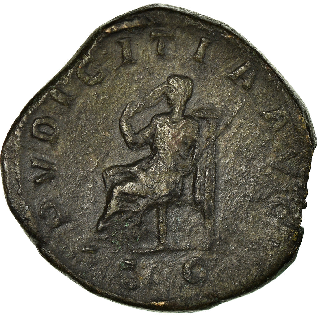 Münze, Herennia Etruscilla, Sesterz, Rome, SS, Kupfer, Cohen:22
