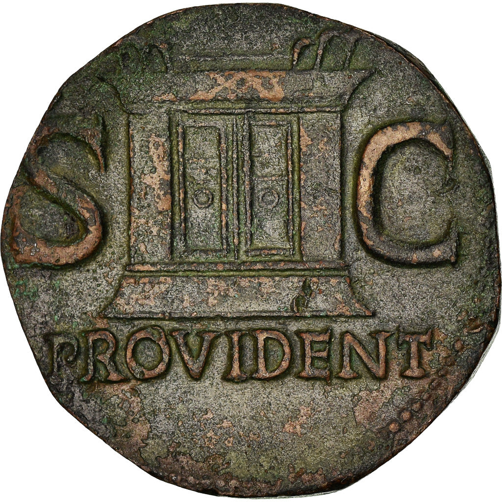 Coin, Augustus, Dupondius, Rome, AU(50-53), Copper, RIC:81