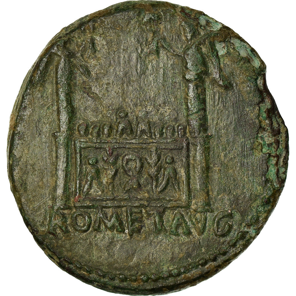 Coin, Tiberius, As, 12-14, Lyon - Lugdunum, EF(40-45), Copper, Cohen:38, RIC:245