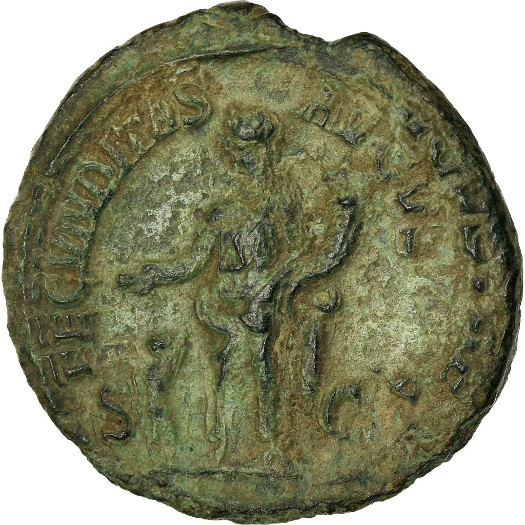 Coin, Julia Mamaea, As, 230, Roma, VF(30-35), Copper, RIC:669