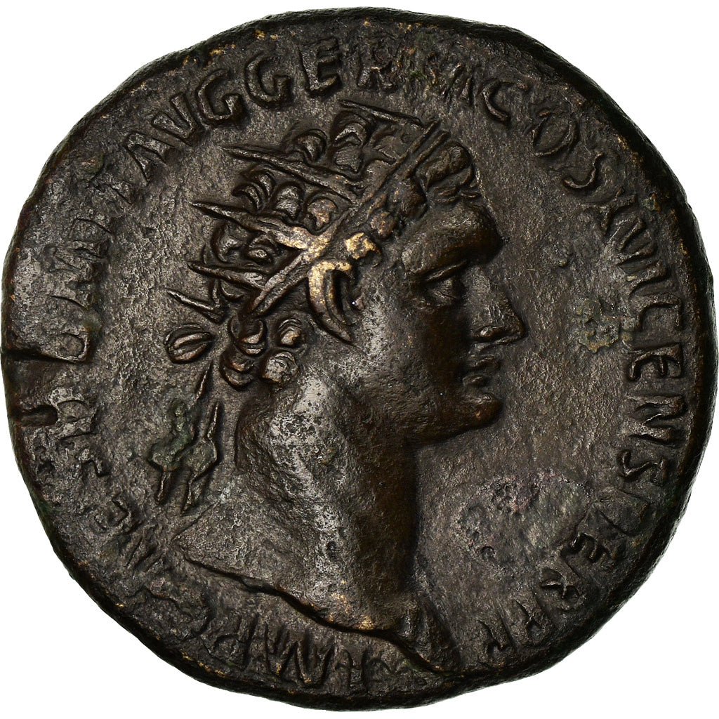Coin, Domitian, Dupondius, 90-91, Rome, AU(50-53), Bronze, RIC:705