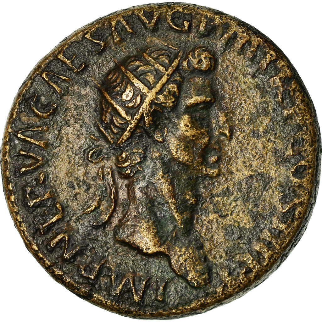 Monnaie, Nerva, Dupondius, AD 97, Roma, TTB+, Bronze, RIC:65