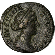 Moneda, Faustina II, Dupondius, Roma, MBC+, Cobre, RIC:1676