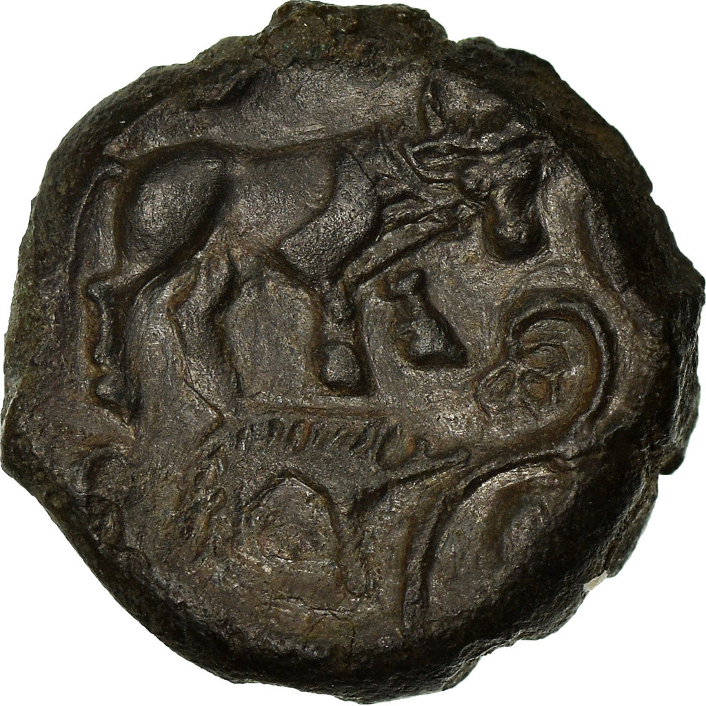Coin, Veliocasses, Bronze Æ, AU(50-53), Bronze, Delestrée:648
