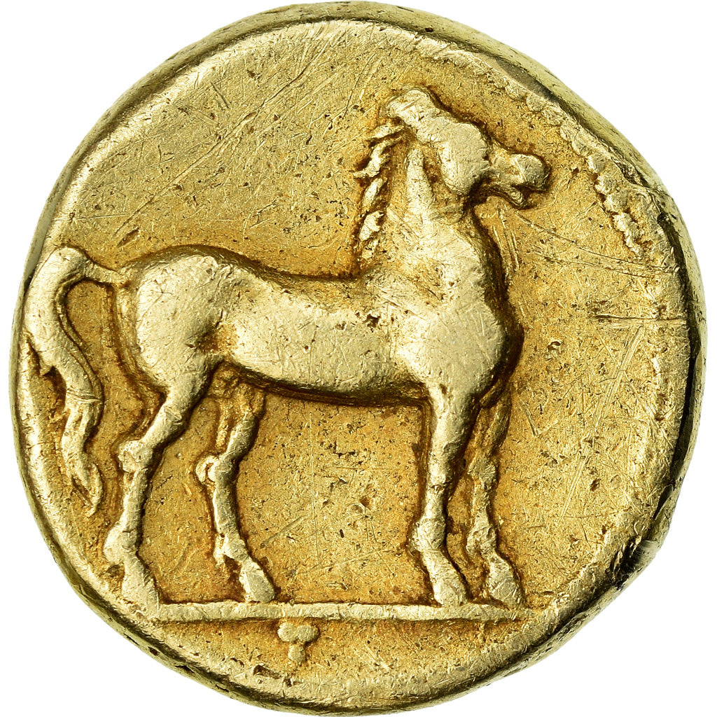 Coin, Carthage, Zeugitane, Stater, EF(40-45), Electrum, SNG-Cop:977